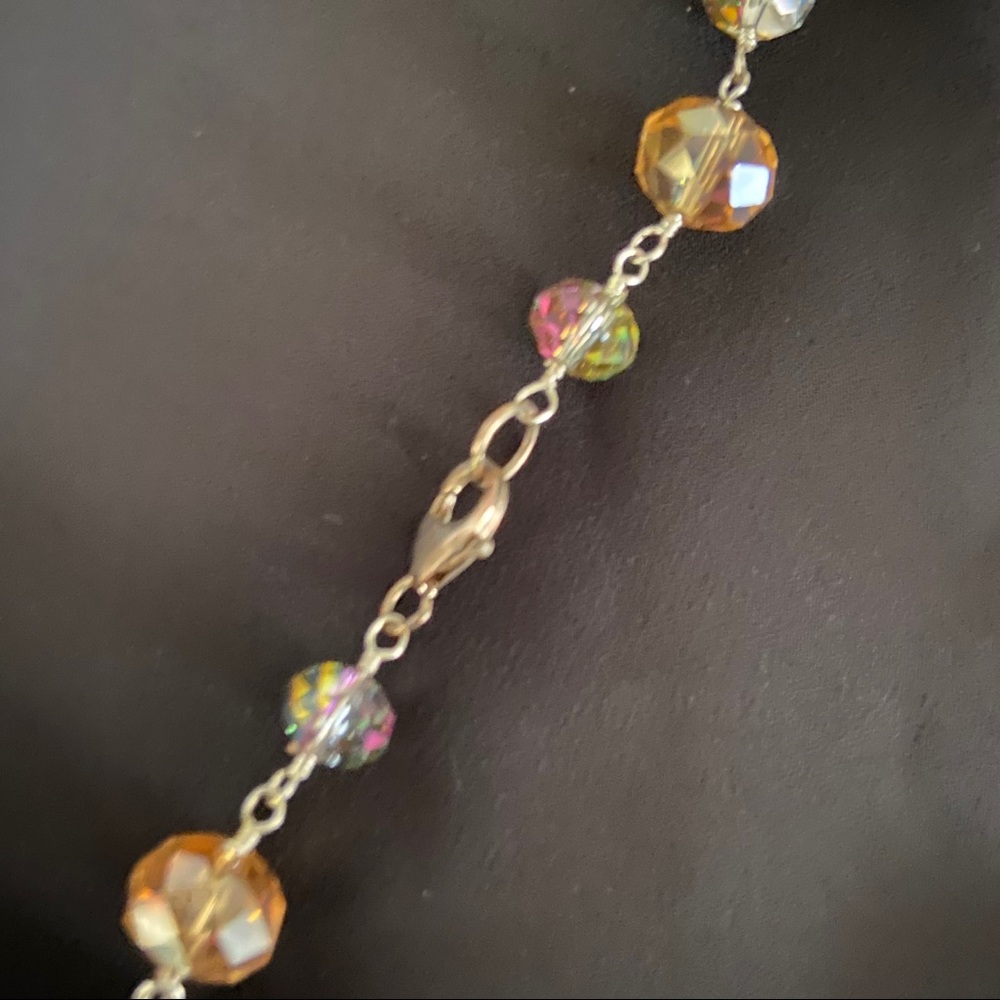 Women’s Beaded Long Costume Jewelry Necklace - Picture 6 of 6
